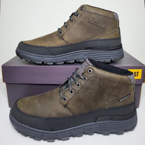 CAT Drover ICE+ Waterproof TX Men’s Boots Size 9.5 Dark Gull Grey - Picture 1 of 7